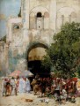 Día de mercado Constantinopla árabe Alberto Pasini